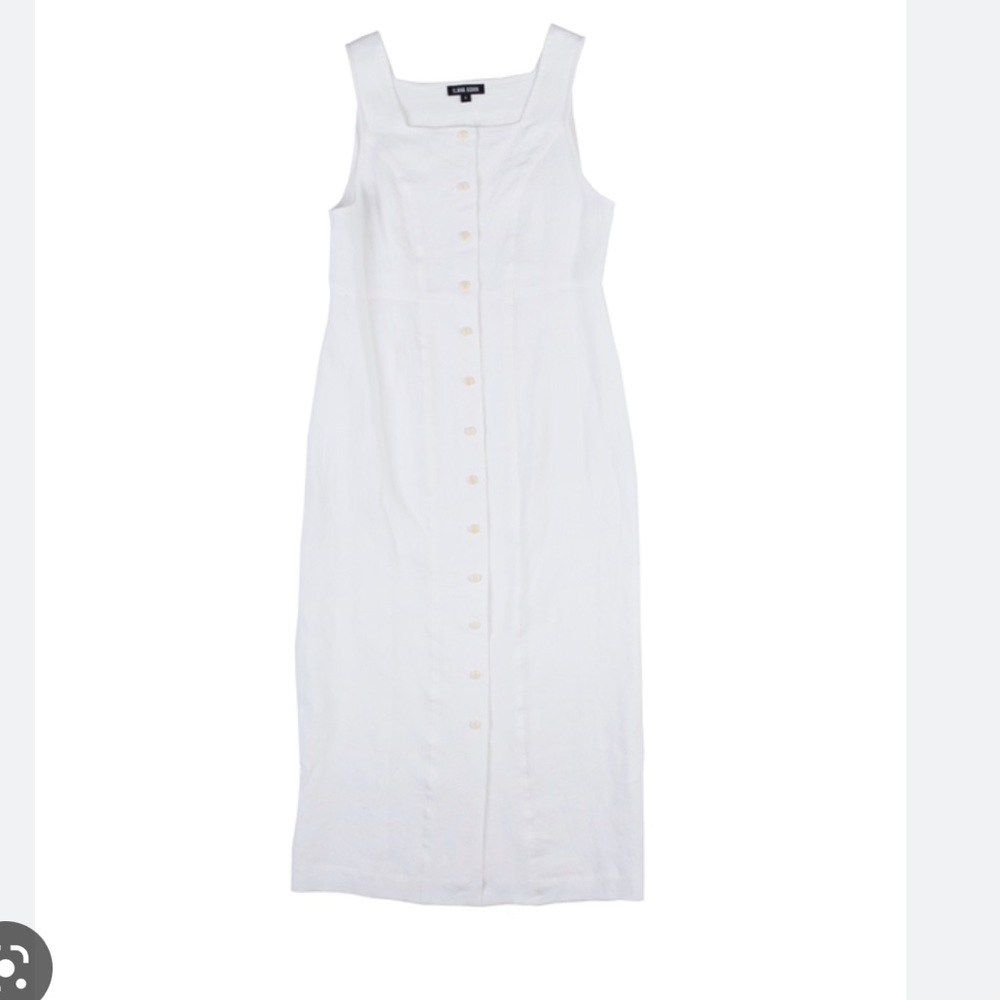 Ilana Kohn - Ginny Dress - White Linen Button Down - NWT